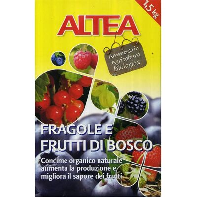 Engrais Organique Fraises et Fruits des Bois - 1,5kg - Publicité Engrais Organique Fraises et Fruits des Bois - 1,5kg - Publicité