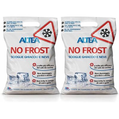 Sel de fonte de glace Altea - Sans gelée - Écologique, 5kg - Publicité Sel de fonte de glace Altea - Sans gelée - Écologique, 5kg - Publicité