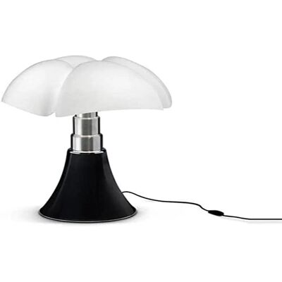 Martinelli Luce - Petite lampe de table Pipistrello - Marron - Acier inoxydable - Designer Gae Aulenti - Publicité Martinelli Luce - Petite lampe de table Pipistrello - Marron - Acier inoxydable - Designer Gae Aulenti - Publicité