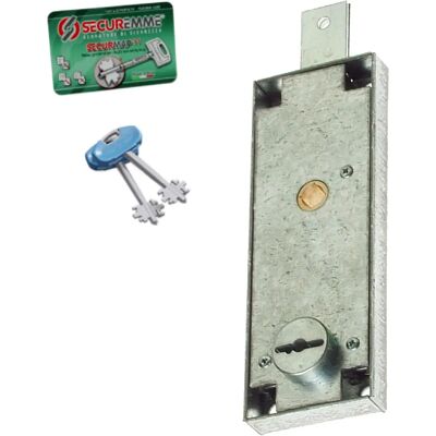 Cerradura de llave de mapa doble Securemme - Cerradura Cerradura de llave de mapa doble Securemme - Cerradura