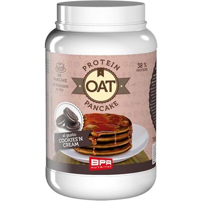 Bpr Nutrition Pancake Proteico di Avena 750 G Cookies e Crema - Mix per Pancake Bpr Nutrition Pancake Proteico di Avena 750 G Cookies e Crema - Mix per Pancake