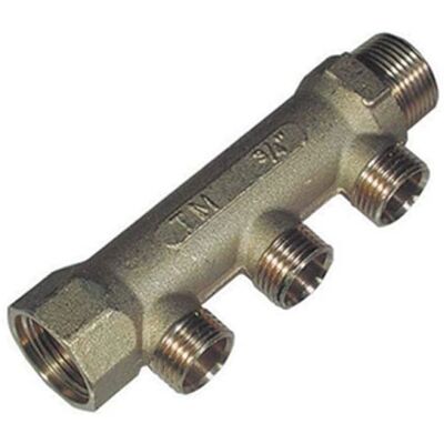 Tiemme Maschio Femmina MF 3/4-1/2 Teflon Collettore a 3 Vie Tiemme Maschio Femmina MF 3/4-1/2 Teflon Collettore a 3 Vie