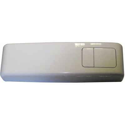 VALSIR Coperchio Cassetta Corallo 2 - Due Pulsanti Bianco VALSIR Coperchio Cassetta Corallo 2 - Due Pulsanti Bianco
