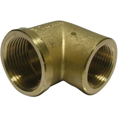 Tiemme Gomito ridotto in ottone - 3/4'' x 1/2'' Raccordo Tiemme Gomito ridotto in ottone - 3/4'' x 1/2'' Raccordo