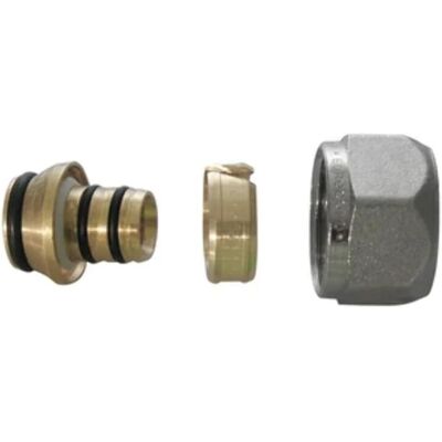 Adaptador para tubo multilámina niquelado Tiemme - 16 x 2.0 - 3/4 x 18 Adaptador para tubo multilámina niquelado Tiemme - 16 x 2.0 - 3/4 x 18