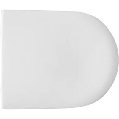 Cubierta de asiento de inodoro de cerámica blanca de RAK - Serie Compacta Cubierta de asiento de inodoro de cerámica blanca de RAK - Serie Compacta