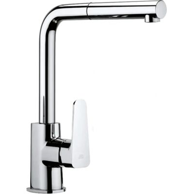 Mezclador monocomando lavabo con ducha extraíble línea Sly - Grifo Mezclador monocomando lavabo con ducha extraíble línea Sly - Grifo