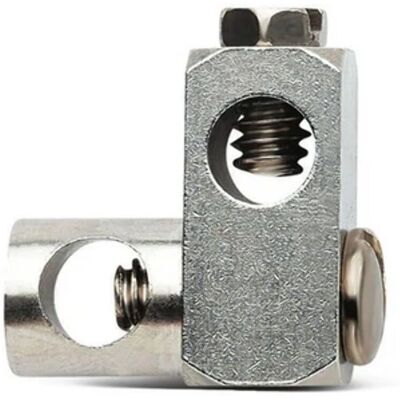 DIANFLEX - Snodo doppio in ottone finitura cromo per scarico Norton DIANFLEX - Snodo doppio in ottone finitura cromo per scarico Norton