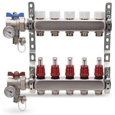 ATON Modelo 9-vie Distribuidor de acero inoxidable - Agua ATON Modelo 9-vie Distribuidor de acero inoxidable - Agua