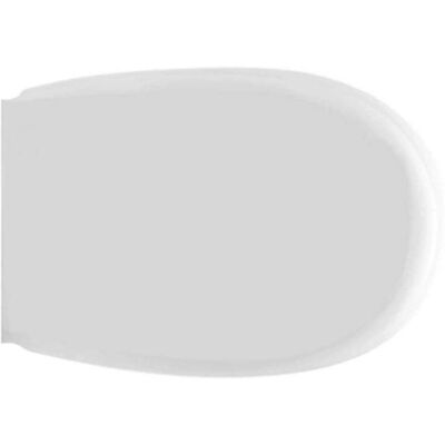 Asiento de Inodoro Globo Diva - Bisagras Ajustables - Madera Blanca Asiento de Inodoro Globo Diva - Bisagras Ajustables - Madera Blanca