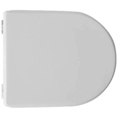 Tapa de inodoro Axa One - Blanco, 39.5-43.5cm, Bisagras cromadas Tapa de inodoro Axa One - Blanco, 39.5-43.5cm, Bisagras cromadas