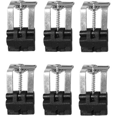 Apell Kit 6 pz ganci per fissaggio lavello inox Apell Kit 6 pz ganci per fissaggio lavello inox