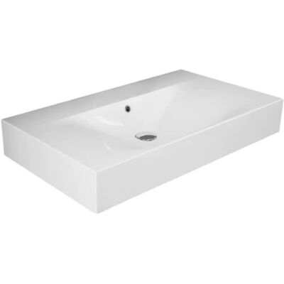 Lavabo suspendido de 80cm en porcelana blanca de RAK CERAMICS Lavabo suspendido de 80cm en porcelana blanca de RAK CERAMICS