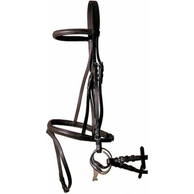 Tattini Reithalfter - Leder-Nasenriemen - Braun - Pferdehalfter Tattini Reithalfter - Leder-Nasenriemen - Braun - Pferdehalfter