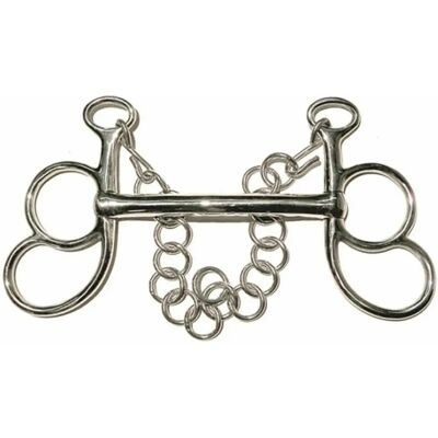 TATTINI Pferdezaumzeug - Edelstahl Gerades Design TATTINI Pferdezaumzeug - Edelstahl Gerades Design