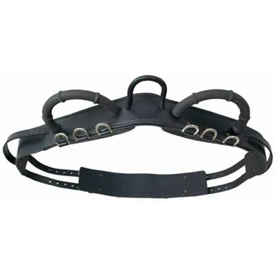 TATTINI Vaulting Surcingle - Gummigriffe, Gepolsterter Gürtel, Leder TATTINI Vaulting Surcingle - Gummigriffe, Gepolsterter Gürtel, Leder