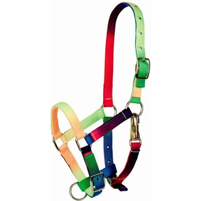 TATTINI Nylon-Pferdehalfter - Verstellbare Doppel-Schnalle TATTINI Nylon-Pferdehalfter - Verstellbare Doppel-Schnalle