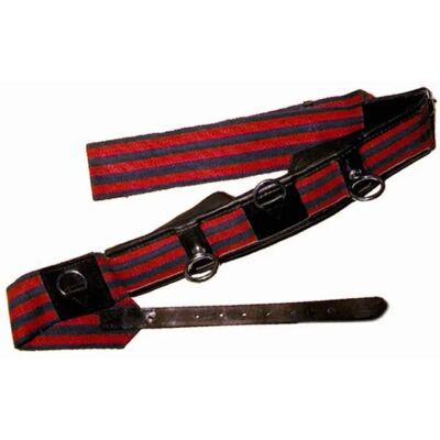 TATTINI Pferdesattelgurt - Assortiert Canvas Lederpolster - 195 cm TATTINI Pferdesattelgurt - Assortiert Canvas Lederpolster - 195 cm