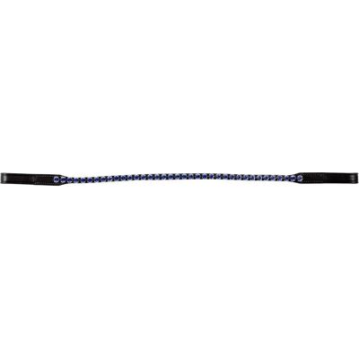TATTINI Pferden Browband - Schlankes Design, Blaue Strasssteine - Für Pferde TATTINI Pferden Browband - Schlankes Design, Blaue Strasssteine - Für Pferde
