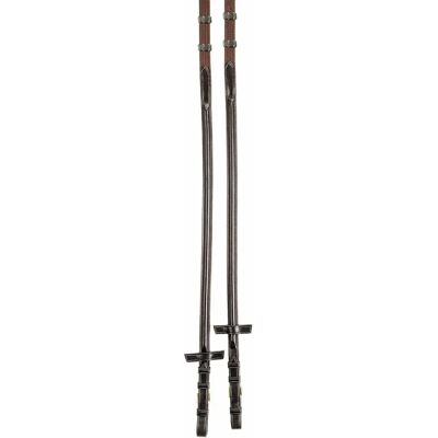 Tattini Pferdezügel Braun Canvas - Pferdezügel Tattini Pferdezügel Braun Canvas - Pferdezügel