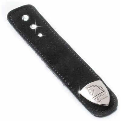 TATTINI Lederarmband - 3 Nachahmung-Diamanten - Nahe Kontakt TATTINI Lederarmband - 3 Nachahmung-Diamanten - Nahe Kontakt