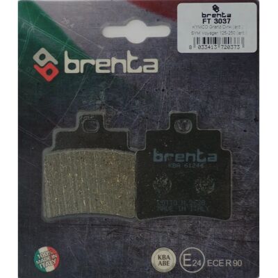 Brenta - FT3037 - Organique - Plaquette arrière - Publicité Brenta - FT3037 - Organique - Plaquette arrière - Publicité