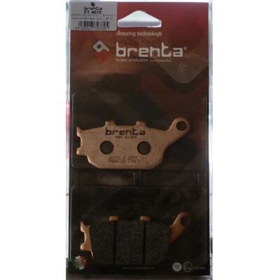 Plaquettes de frein sinterisées grises Brenta - 86x40x9 mm - Publicité Plaquettes de frein sinterisées grises Brenta - 86x40x9 mm - Publicité