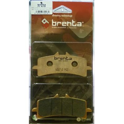 Pastillas de freno de metal sinterizado negras Brenta - Tipo de freno Pastillas de freno de metal sinterizado negras Brenta - Tipo de freno