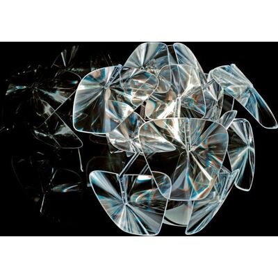 Luceplan Hope Applique Murale - Design Diamant, Transparent - Publicité Luceplan Hope Applique Murale - Design Diamant, Transparent - Publicité