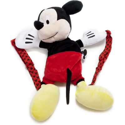 Joy Toy - Disney Mickey Mouse Sac à dos peluche - 19 x 13 x 38 cm - Sac à dos - Publicité Joy Toy - Disney Mickey Mouse Sac à dos peluche - 19 x 13 x 38 cm - Sac à dos - Publicité