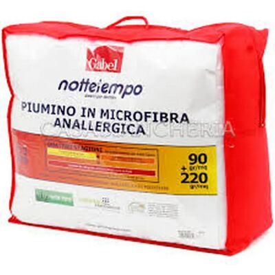 Duvet en Microfibre Nottetempo Gabel - Toutes Saisons 250x205cm Duvet en Microfibre Nottetempo Gabel - Toutes Saisons 250x205cm