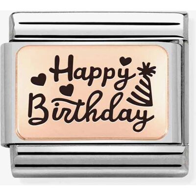 Nomination Model 430111/11 Bracelet Charm - Birthday Nomination Model 430111/11 Bracelet Charm - Birthday