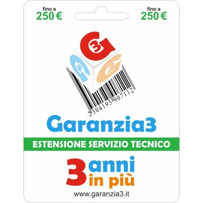 Garanzia3 Modello - Estensione Garanzia - Elettronica Garanzia3 Modello - Estensione Garanzia - Elettronica