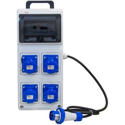 Pannello Elettrico Rosi - 4x3P 16A 220V 3kW - Industriale IP55 Pannello Elettrico Rosi - 4x3P 16A 220V 3kW - Industriale IP55