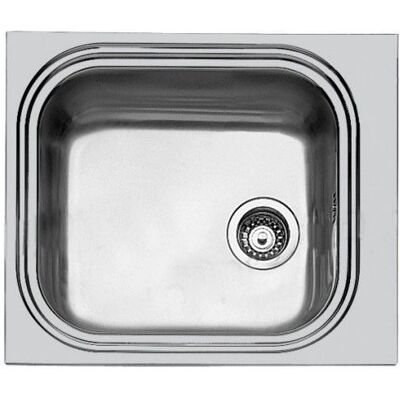 Foster 1511001 Lavello da Cucina - Grande Vasca, Scarico a Sinistra, Acciaio Inox Foster 1511001 Lavello da Cucina - Grande Vasca, Scarico a Sinistra, Acciaio Inox
