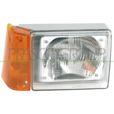PRASCO FT1214804 - Left Yellow Bilux Headlight for Fiat Panda I PRASCO FT1214804 - Left Yellow Bilux Headlight for Fiat Panda I