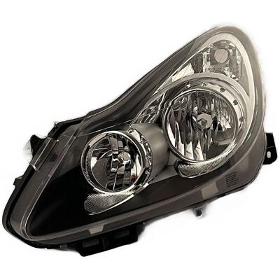 PRASCO OP0344914 - Lewa lampa przednia - Czarna - Lewa - Opel Corsa D PRASCO OP0344914 - Lewa lampa przednia - Czarna - Lewa - Opel Corsa D