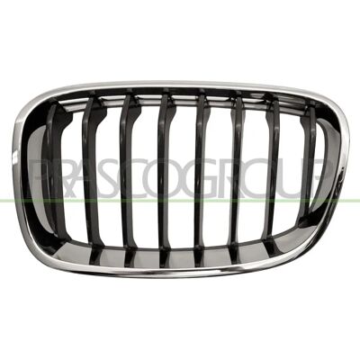 BMW 1er Chrom Vorne Links Kühlergrill - Radiator Grill BMW 1er Chrom Vorne Links Kühlergrill - Radiator Grill