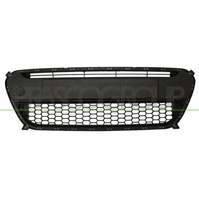PRASCO Kia Picanto 2011-2015 Czarny przedni środkowy grill chłodnicy PRASCO Kia Picanto 2011-2015 Czarny przedni środkowy grill chłodnicy