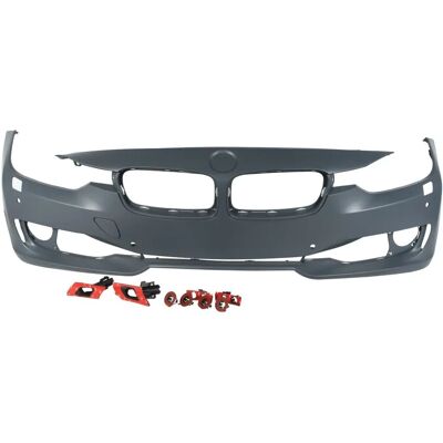 Para-choque dianteiro BMW Série 3 F30 Buracos radar suportes câmera - Para-choque Para-choque dianteiro BMW Série 3 F30 Buracos radar suportes câmera - Para-choque