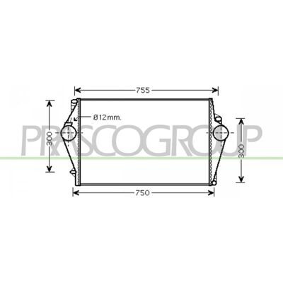 PRASCO - VV042N001 - Volvo V70 II - Intercooler PRASCO - VV042N001 - Volvo V70 II - Intercooler