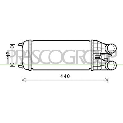 PRASCO CI325N001 Intercooler - Air to Air, Air to Water, for Peugeot, Citroën, Opel, Vauxhall PRASCO CI325N001 Intercooler - Air to Air, Air to Water, for Peugeot, Citroën, Opel, Vauxhall