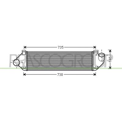 PRASCO FD422N001 - Intercooler - Air-to-air and air-to-water PRASCO FD422N001 - Intercooler - Air-to-air and air-to-water