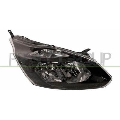 PRASCO Reflektor przedni Ford Transit Custom - Prawy, H7+H15, Czarny - Reflektor PRASCO Reflektor przedni Ford Transit Custom - Prawy, H7+H15, Czarny - Reflektor