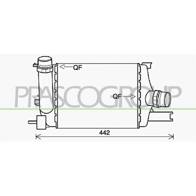 PRASCO DA822N001 - Intercooler - Conexões rápidas - Vehicule Renault și Dacia - Clio 4, Captur, Duster PRASCO DA822N001 - Intercooler - Conexões rápidas - Vehicule Renault și Dacia - Clio 4, Captur, Duster