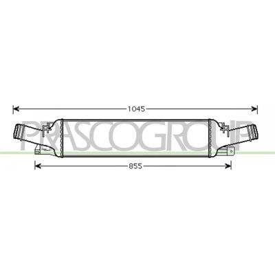 PRASCO AD024N002 Intercooler - Air-to-Air, Air-to-Water - AUDI & PORSCHE PRASCO AD024N002 Intercooler - Air-to-Air, Air-to-Water - AUDI & PORSCHE