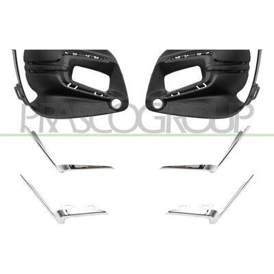 Renault Clio 2019 Front Bumper Grille Set - Automotive Accessory Renault Clio 2019 Front Bumper Grille Set - Automotive Accessory