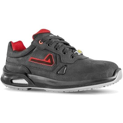 Aimont - Zapatos de seguridad S3 CI SRC ESD Negro/Rojo Talla 47 Aimont - Zapatos de seguridad S3 CI SRC ESD Negro/Rojo Talla 47