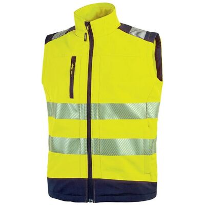 U POWER HL173YF-XL Hochsichtbare Softshell-Weste - Sicherheitsausrüstung U POWER HL173YF-XL Hochsichtbare Softshell-Weste - Sicherheitsausrüstung