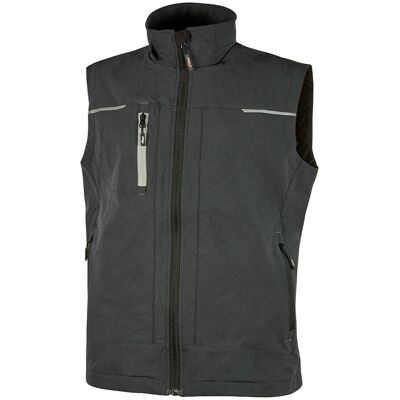 U-power PE181AG-M - Gilet de travail - Gris asphalté - Respirant - Publicité U-power PE181AG-M - Gilet de travail - Gris asphalté - Respirant - Publicité